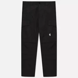 Мужские брюки C.P. Company Flatt Nylon, цвет чёрный, размер 52