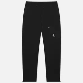 Мужские брюки C.P. Company Flatt Nylon Lens Track, цвет чёрный, размер 54