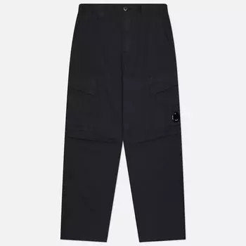 Мужские брюки C.P. Company Micro Reps Loose Cargo, цвет чёрный, размер 56