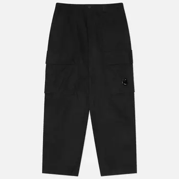 Мужские брюки C.P. Company Microreps Boxy Cargo, цвет чёрный, размер 54