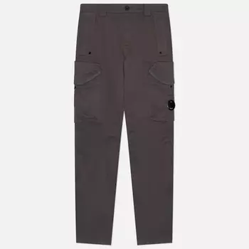 Мужские брюки C.P. Company Stretch Sateen Ergonomic Lens Flap Cargo, цвет серый, размер 52