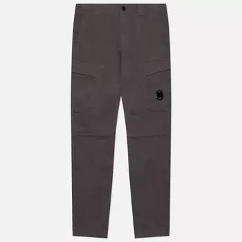 Мужские брюки C.P. Company Stretch Sateen Ergonomic Lens Zip Cargo, цвет фиолетовый, размер 48