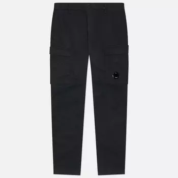 Мужские брюки C.P. Company Stretch Sateen Ergonomic Cargo Garment Dyed, цвет синий, размер 48