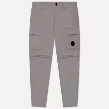Мужские брюки C.P. Company Stretch Sateen Ergonomic Cargo, цвет серый, размер 54