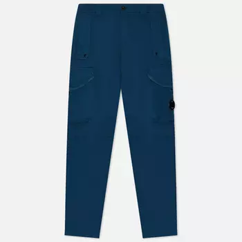 Мужские брюки C.P. Company Stretch Sateen Ergonomic Lens Utility, цвет синий, размер 54