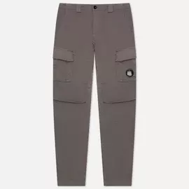 Мужские брюки C.P. Company Stretch Sateen Garment Dyed Lens Cargo, цвет серый, размер 56