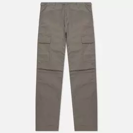 Мужские брюки Carhartt WIP Aviation Columbia Ripstop 6.5 Oz, цвет серый, размер 36/34