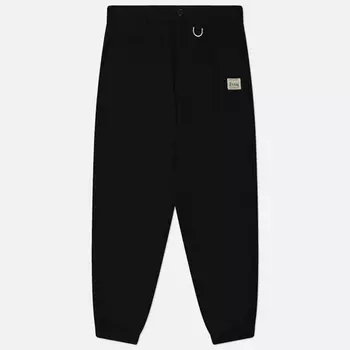 Мужские брюки Evisu Evergreen Kamon & Logo Embroidered Woven Jogger, цвет чёрный, размер 36
