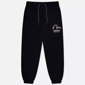 Мужские брюки Evisu Evisukuro Metallic Eect Printed, цвет чёрный, размер XXL