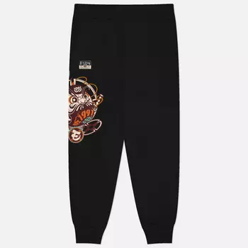 Мужские брюки Evisu Heritage Ninja Daruma Printed, цвет чёрный, размер M