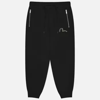 Мужские брюки Evisu Heritage Seagull Hot Fix, цвет чёрный, размер L