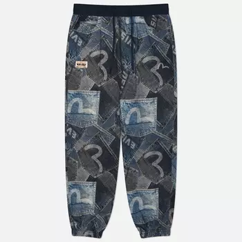 Мужские брюки Evisu Heritage Seagull Pocket All Over Digital Print, цвет синий, размер L