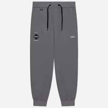 Мужские брюки F.C. Real Bristol 4-Way Stretch Ribbed, цвет серый, размер L