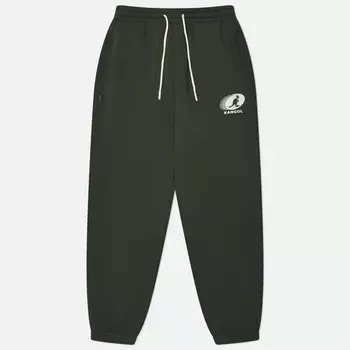 Мужские брюки Kangol Rush Logo, цвет зелёный, размер M