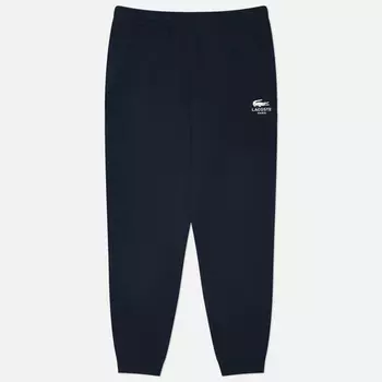Мужские брюки Lacoste Tapered Fit Unbrushed Fleece, цвет синий, размер S