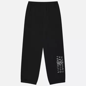 Мужские брюки Maison Margiela MM6 Numeric Artwork, цвет чёрный, размер L