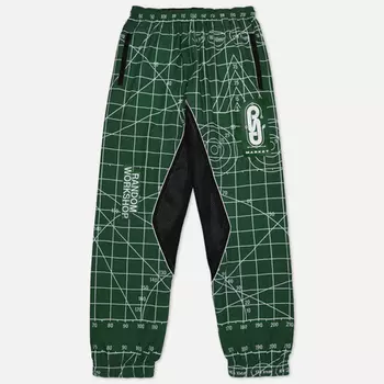 Мужские брюки MARKET Open Reversible Source Design Nylon Track, цвет зелёный, размер XXL