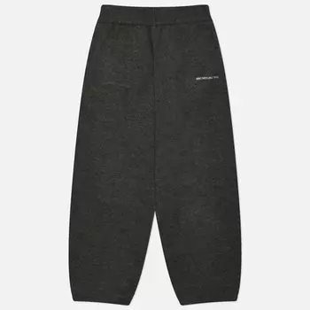 Мужские брюки MKI Miyuki-Zoku Mohair Blend Knit Wide Leg Joggers, цвет коричневый, размер S