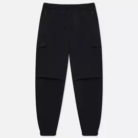 Мужские брюки MSGM Embroidery Logo Cargo, цвет чёрный, размер 56