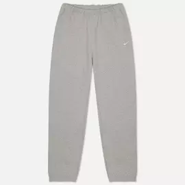 Мужские брюки Nike NRG Solo Swoosh Fleece, цвет серый, размер L