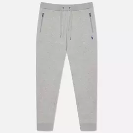 Мужские брюки Polo Ralph Lauren Jogger Athletic Embroidered Logo, цвет серый, размер S