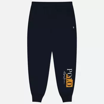 Мужские брюки Polo Ralph Lauren Multicolored Logo Print Sleep Jogger, цвет синий, размер M