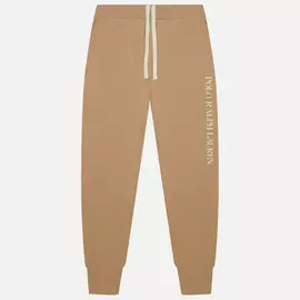 Мужские брюки Polo Ralph Lauren Printed Branding Jogger Sleep Bottom, цвет бежевый, размер L