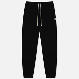 Мужские брюки Reigning Champ Midweight Terry Slim, цвет чёрный, размер L