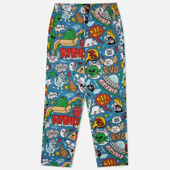 Мужские брюки RIPNDIP Good Day Twill, цвет синий, размер 30