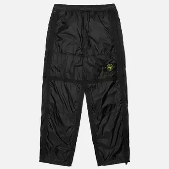 Мужские брюки Stone Island Ripstop Light HT Nylon, цвет чёрный, размер 32