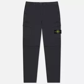 Мужские брюки Stone Island Stretch Broken Twill Garment Dyed OLD, цвет серый, размер 28