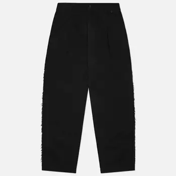 Мужские брюки UNAFFECTED Raw Edged Cut Chino, цвет чёрный, размер S