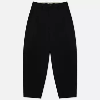 Мужские брюки Uniform Bridge 22FW Two Tuck, цвет чёрный, размер XL