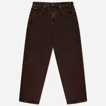 Мужские джинсы Butter Goods Applique Denim, цвет коричневый, размер 36