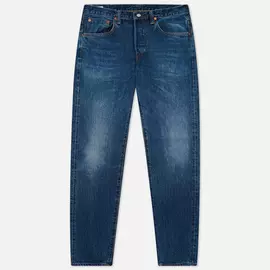 Мужские джинсы Edwin Regular Tapered Dark Pure Indigo Rainbow Selvage 13.5 Oz, цвет синий, размер 33/32