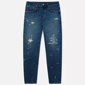 Мужские джинсы Edwin Regular Tapered Dark Pure Indigo Rainbow Selvage 13.5 Oz, цвет синий, размер 36/32