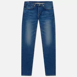Мужские джинсы Edwin Slim Tapered Kaihara Blue Stretch Denim Green x White Selvage 12.5 Oz, цвет синий, размер 36/32