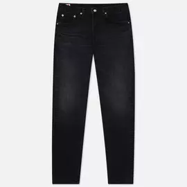 Мужские джинсы Edwin Slim Tapered Kaihara Organic Stretch Black Denim, цвет чёрный, размер 32/32