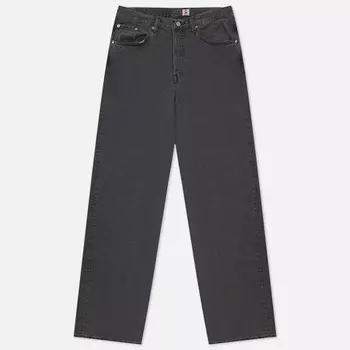 Мужские джинсы Edwin Wide Kaihara Right Hand Black Denim 13 Oz, цвет серый, размер 38/32