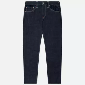 Мужские джинсы Evisu Evergreen Checked Denim With Printed Seagull Pocket, цвет синий, размер 32