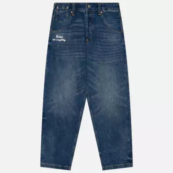 Мужские джинсы Evisu Lettering Print & Seagull Print & Embroidery, цвет синий, размер 36