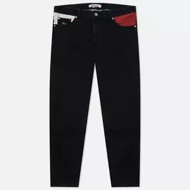 Мужские джинсы Tommy Jeans Dad Regular Tapered AE773, цвет чёрный, размер 34/32
