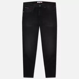 Мужские джинсы Tommy Jeans Rey Relaxed Tapered AE171, цвет чёрный, размер 34/32