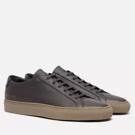Мужские кеды Common Projects Achilles Contrast Saffiano Sole, цвет серый, размер 43 EU