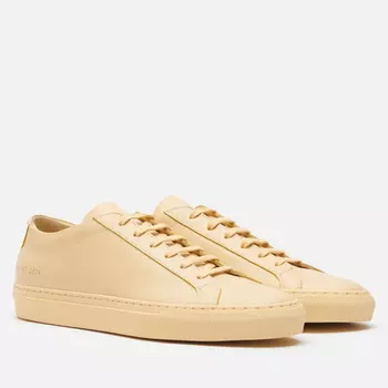 Мужские кеды Common Projects Original Achilles Low, цвет жёлтый, размер 40 EU