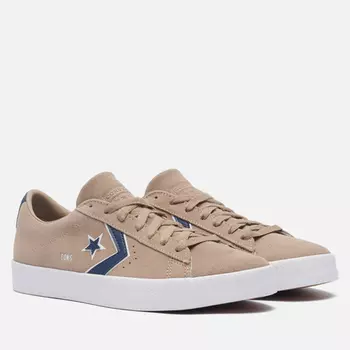 Мужские кеды Converse PL Vulc Pro Classic Suede, цвет бежевый, размер 45 EU