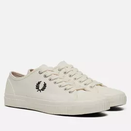 Мужские кеды Fred Perry Hughes Low Canvas, цвет белый, размер 44 EU