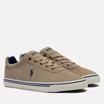 Мужские кеды Polo Ralph Lauren Hanford Sport Suede, цвет бежевый, размер 42 EU