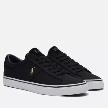Мужские кеды Polo Ralph Lauren Sayer NE Canvas, цвет чёрный, размер 42.5 EU