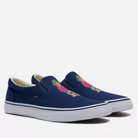 Мужские кеды Polo Ralph Lauren Thompson Slip-On Recycled Canvas, цвет синий, размер 44 EU
